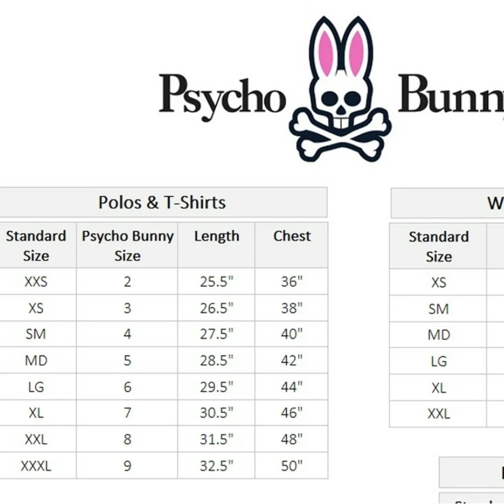 Psycho Bunny T-Shirt - Chelton - Black - Men size 2 /xxsmall - Picture 10 of 10